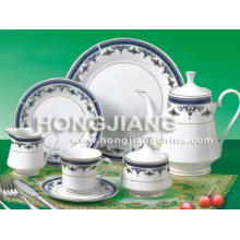 24pcs Tea Set (0051#BLUE)